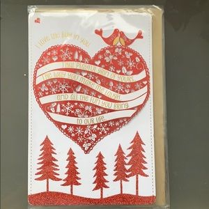 Christmas Valentine card